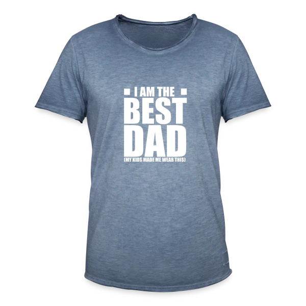 Super Papa - Cadeau Fête des Pères Original et Tendance sur T-shirt vintage Homme