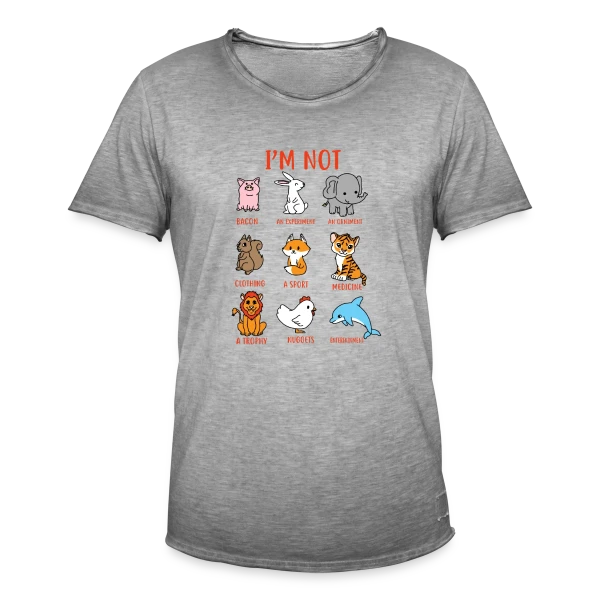 Animaux Mignons Protection sur T-shirt vintage Homme