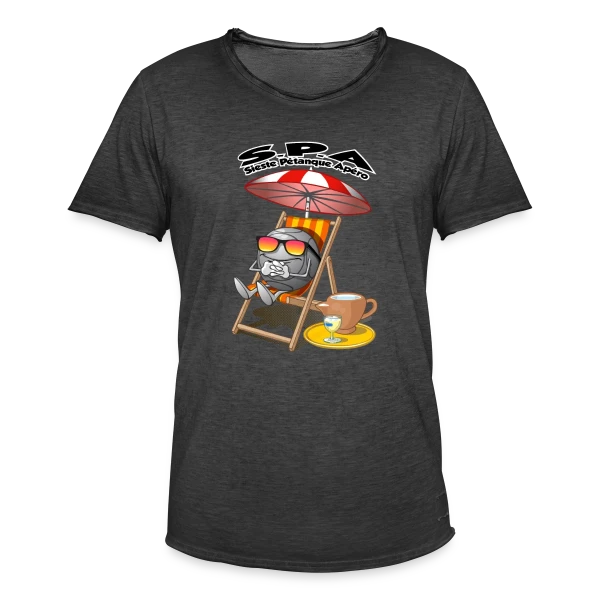 Trio Gagnant : Sieste, Pétanque, Apéro sur T-shirt vintage Homme