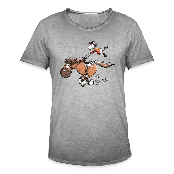 Galop Sauvage sur T-shirt vintage Homme