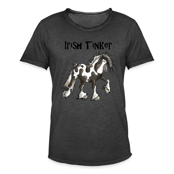 Tracy l'Irish Tinker - Cheval de Rêve Irlandais sur T-shirt vintage Homme