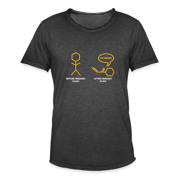 Blague Chimie Diène sur T-shirt vintage Homme