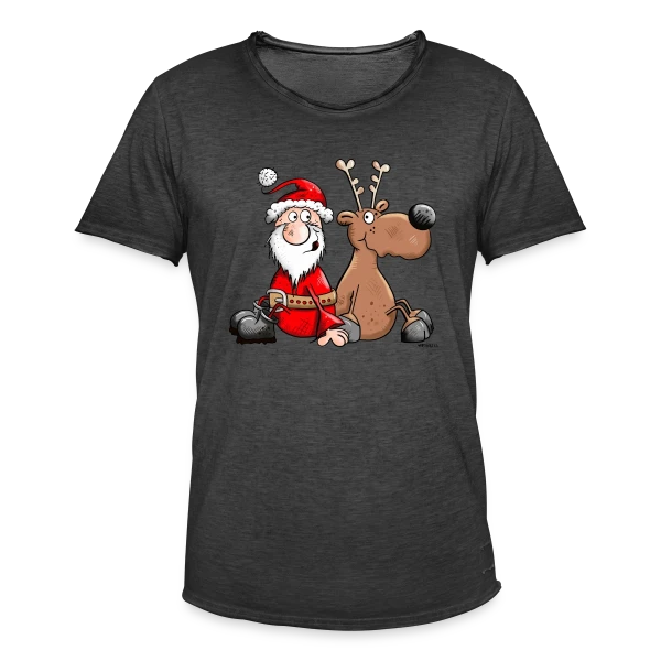 Le Dream Team de Noël - Esprit Festif sur T-shirt vintage Homme