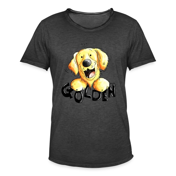 Golden Retriever Amusant - Mon Compagnon Fidèle sur T-shirt vintage Homme