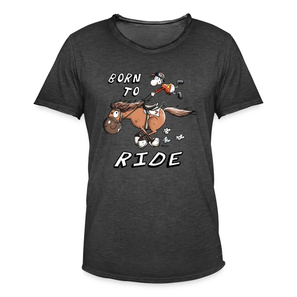 Né Pour Rouler sur T-shirt vintage Homme