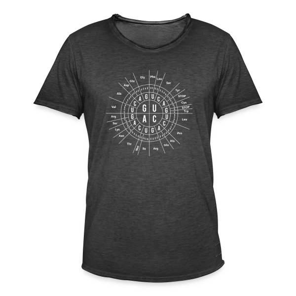 Biologie Génétique : Le Code Soleil - Humour Scientifique sur T-shirt vintage Homme