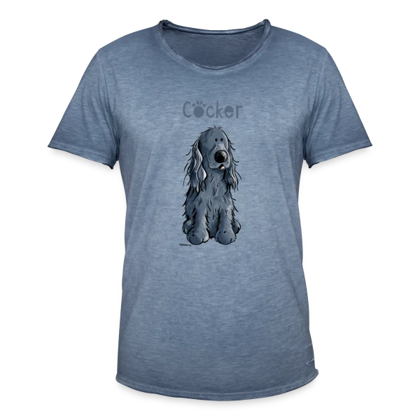 Cocker Spaniel Amusant - Mon Chien Rigolo sur T-shirt vintage Homme