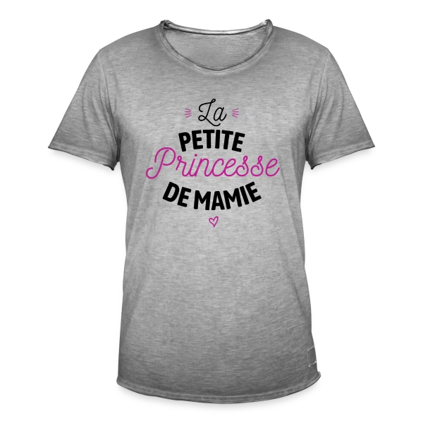 Ma Princesse de Mamie Adorée sur T-shirt vintage Homme