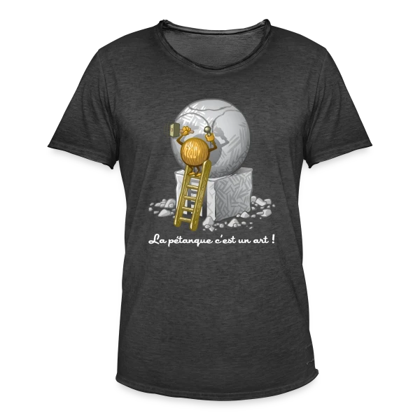 L'Art de la Pétanque : Quand le Sport Rencontre le Style sur T-shirt vintage Homme
