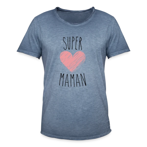 Super Maman : Le T-shirt Indispensable pour votre Héroïne sur T-shirt vintage Homme