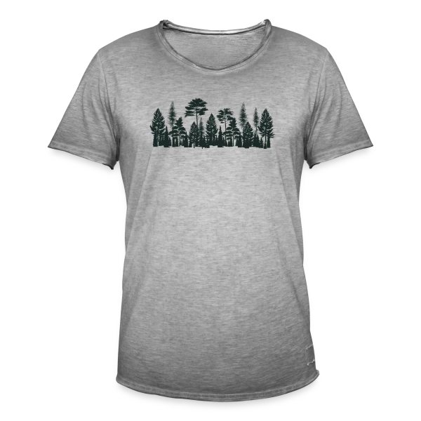 Forêt Mystique : Le Chemin Intérieur sur T-shirt vintage Homme