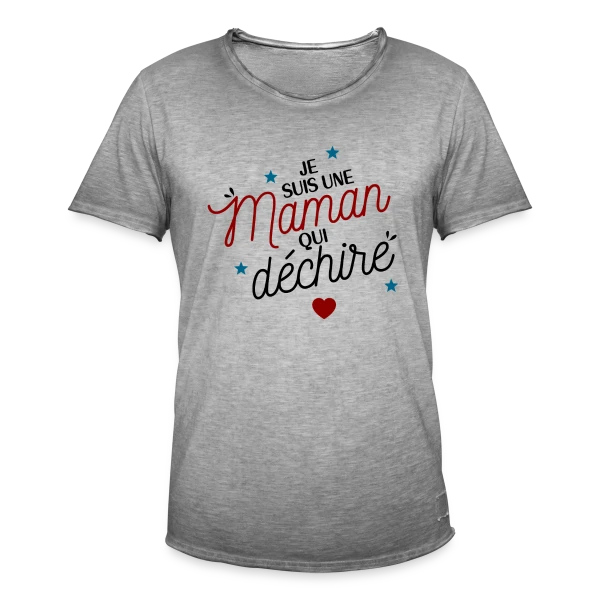 Maman qui déchire sur T-shirt vintage Homme