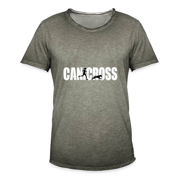 Canicross Passion sur T-shirt vintage Homme