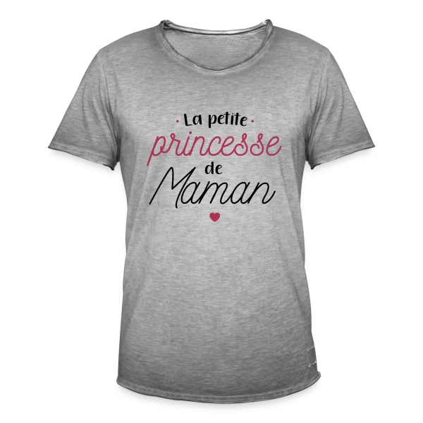 Ma Petite Princesse de Maman sur T-shirt vintage Homme