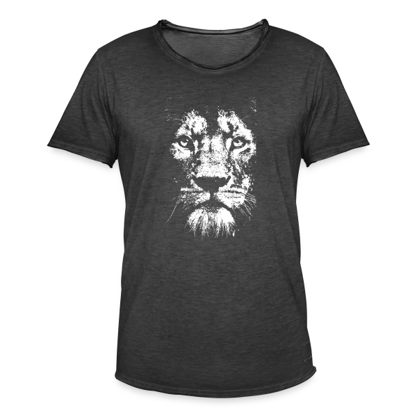 Lyon Écriture Élégante Blanche sur T-shirt vintage Homme