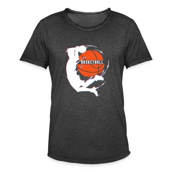 Essentiel Fan de Basketball sur T-shirt vintage Homme