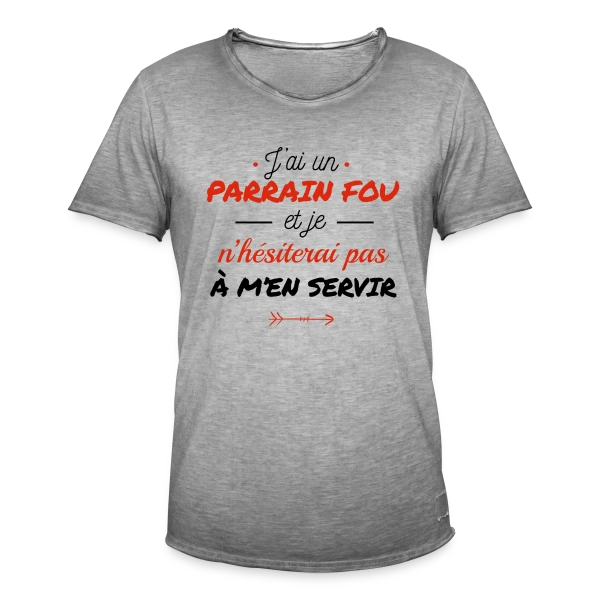 Mon Parrain Dément sur T-shirt vintage Homme