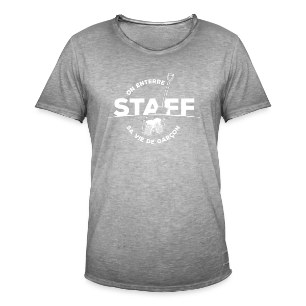 Équipe EVG Futur Marié sur T-shirt vintage Homme