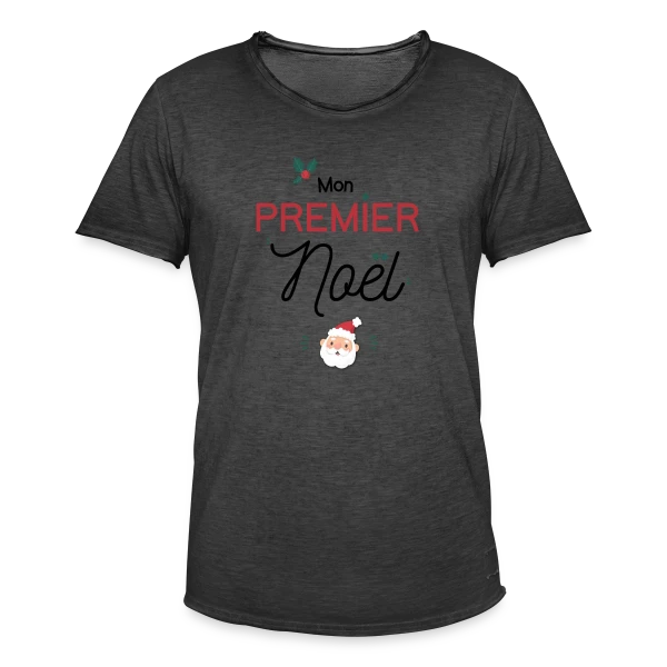 Mon Premier Noël sur T-shirt vintage Homme