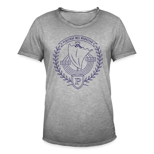 Fluctuat Nec Mergitur Paris sur T-shirt vintage Homme