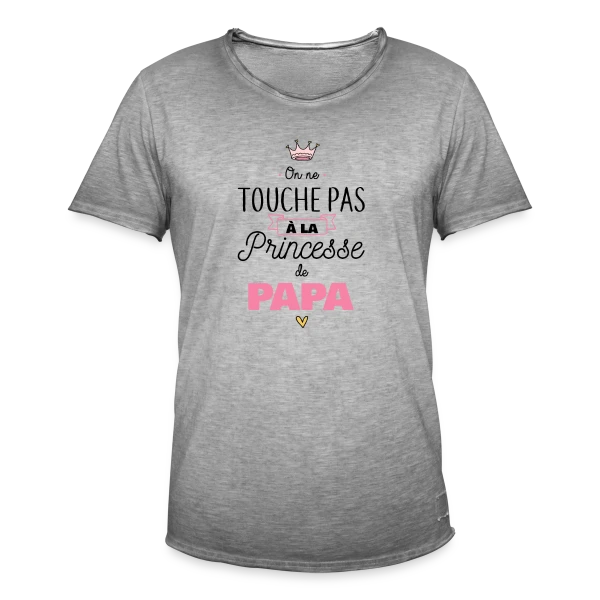 Ma Princesse de Papa sur T-shirt vintage Homme