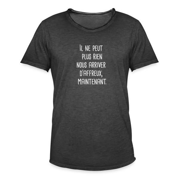 Parodie Films d'Horreur sur T-shirt vintage Homme