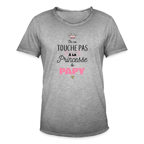 La Princesse de Papy sur T-shirt vintage Homme