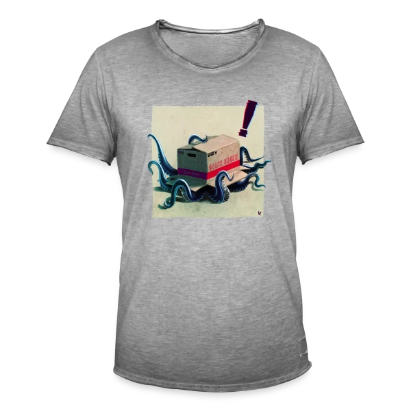 Metal Squid Solid : Le Calamar Métal sur T-shirt vintage Homme