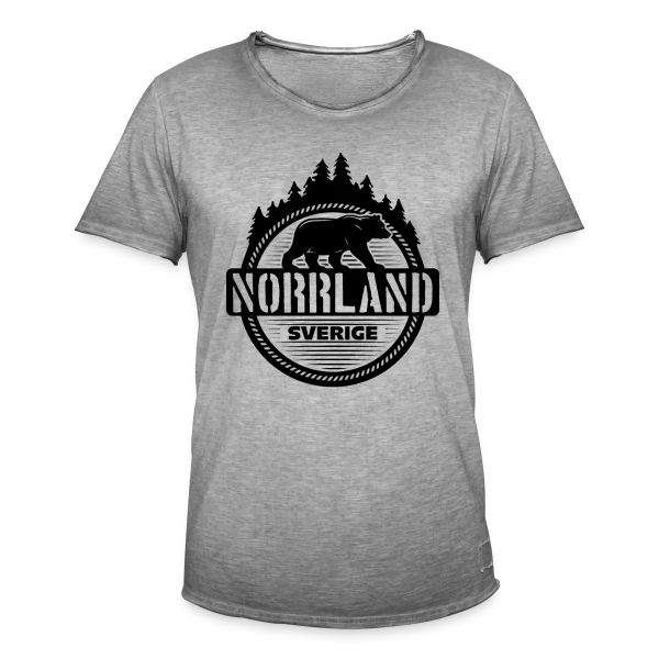 Porte le Norrland : Fierté Suédoise sur T-shirt vintage Homme