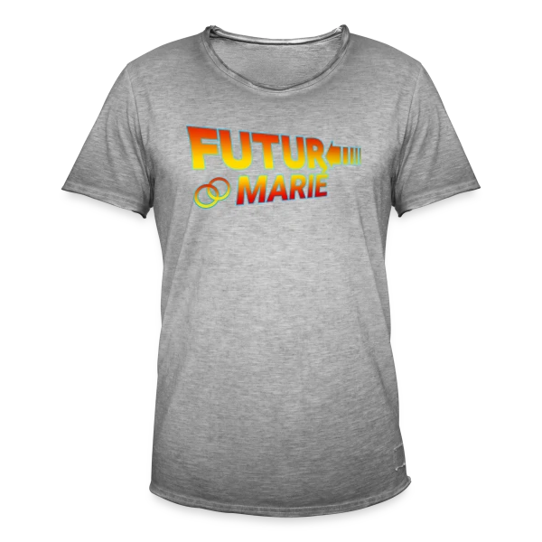 Futur Marié Style Cinéma sur T-shirt vintage Homme