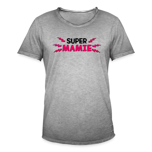 Super Mamie - Le Cadeau Idéal sur T-shirt vintage Homme