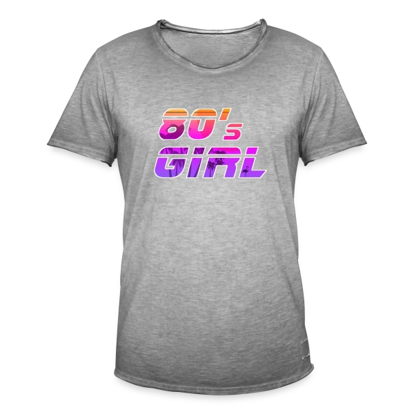Fille Années 80 Tropicale sur T-shirt vintage Homme