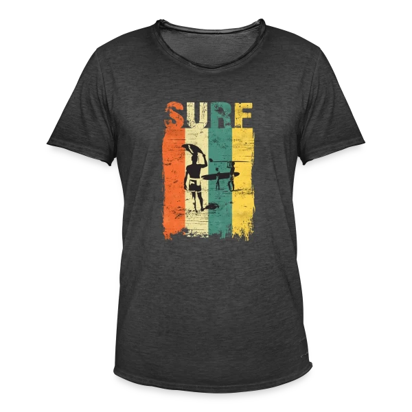 Surfing Vintage | Passion Vagues sur T-shirt vintage Homme