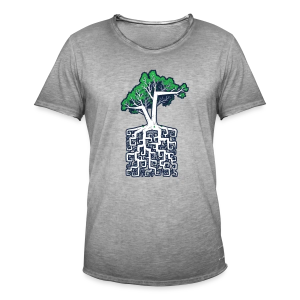 Racine Carrée : Quand la Nature Calcule sur T-shirt vintage Homme