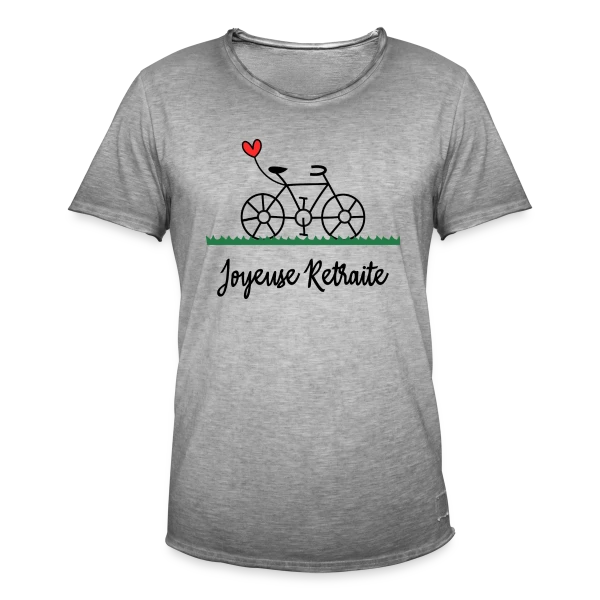 Vive la Retraite : Vélo, Van et Voyages sur T-shirt vintage Homme