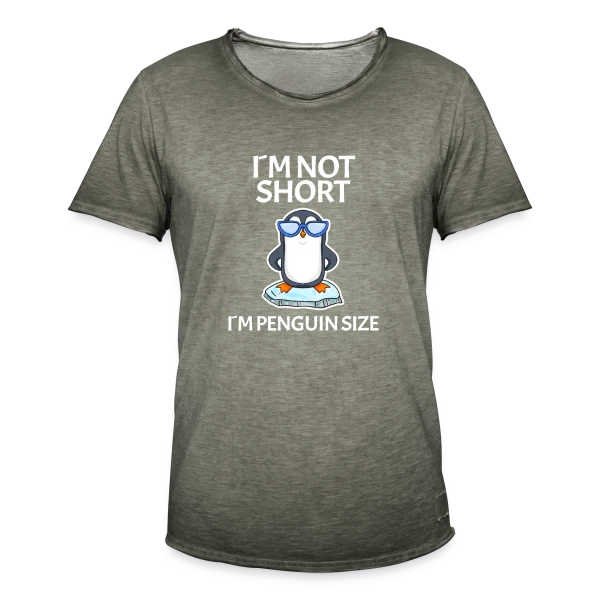 Pingouin Cool Lunettes sur T-shirt vintage Homme