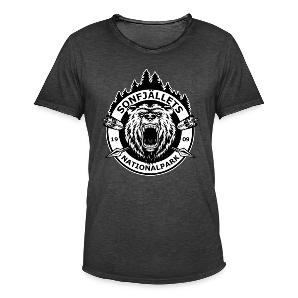 Parc National de Sonfjället : L'Esprit Sauvage sur T-shirt vintage Homme