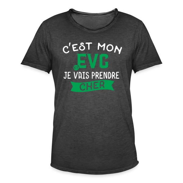 EVG Je Vais Prendre Cher sur T-shirt vintage Homme