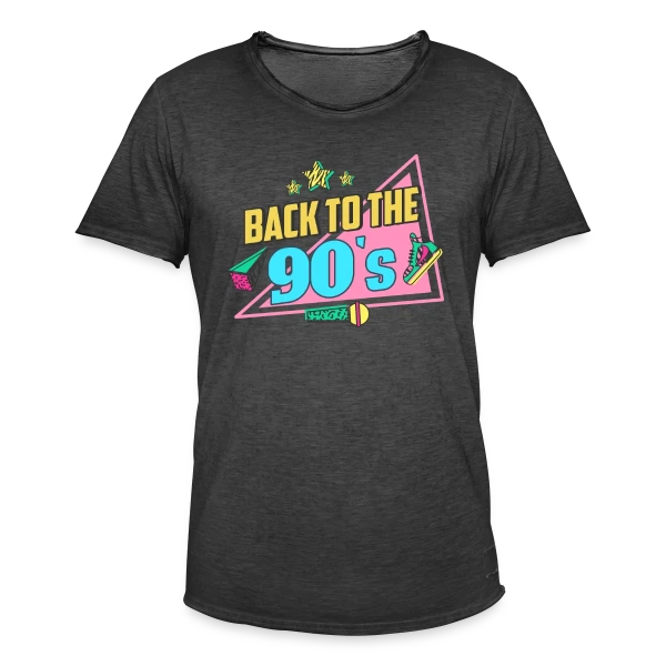 Retour aux Années 90 Funky sur T-shirt vintage Homme