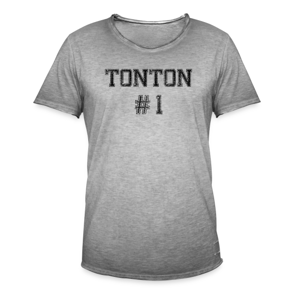 Tonton #1 - Le Meilleur des Oncles sur T-shirt vintage Homme