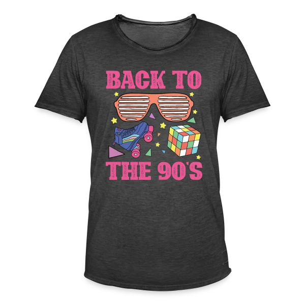 Retour Années 90 Fun sur T-shirt vintage Homme