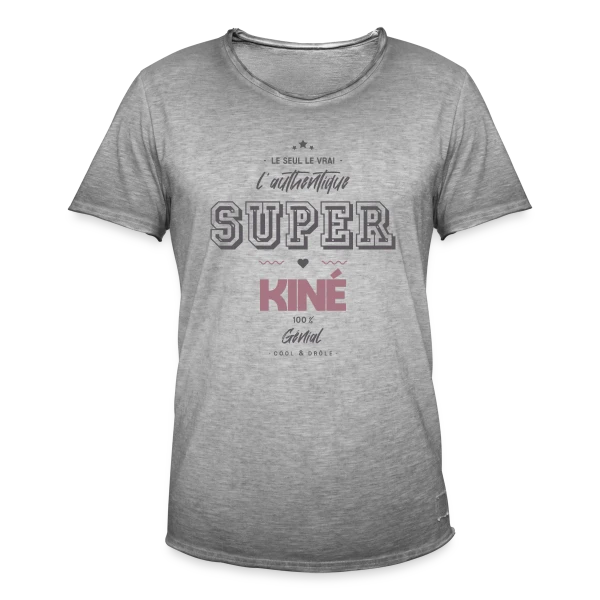 Super Kiné : L'Authentique sur T-shirt vintage Homme