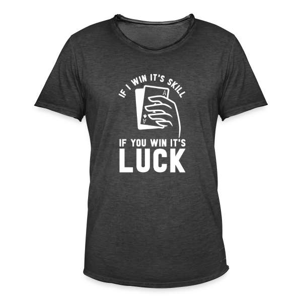Maître du Poker : Texas Hold'em sur T-shirt vintage Homme