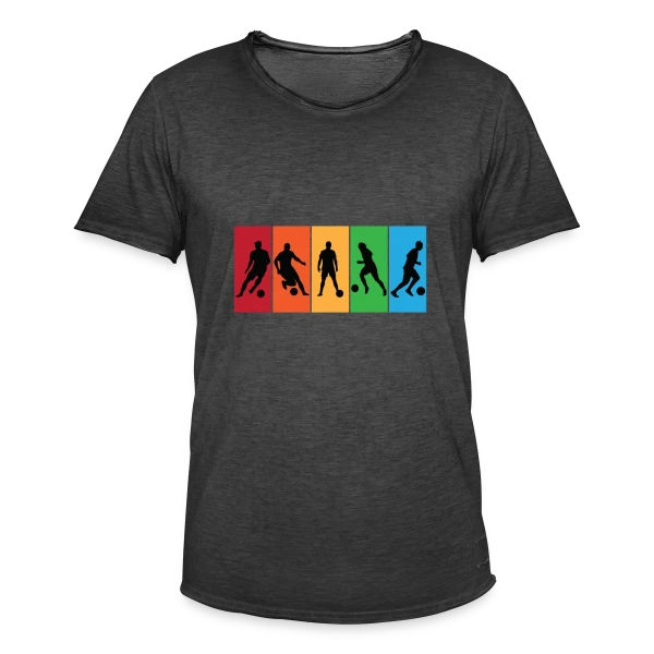 Passion Football : Joueurs et Compétitions sur T-shirt vintage Homme