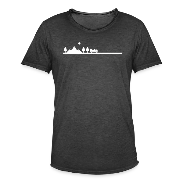 Aventure Van Life Paysage sur T-shirt vintage Homme