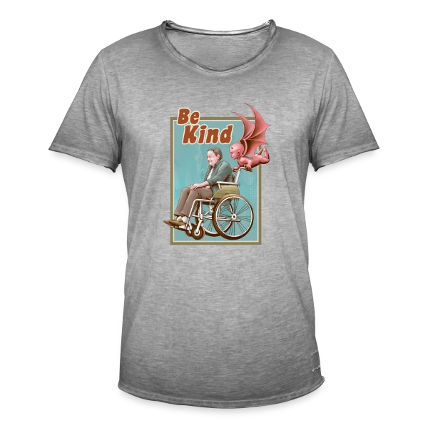 Soyez Gentil : Message Positif sur T-shirt vintage Homme