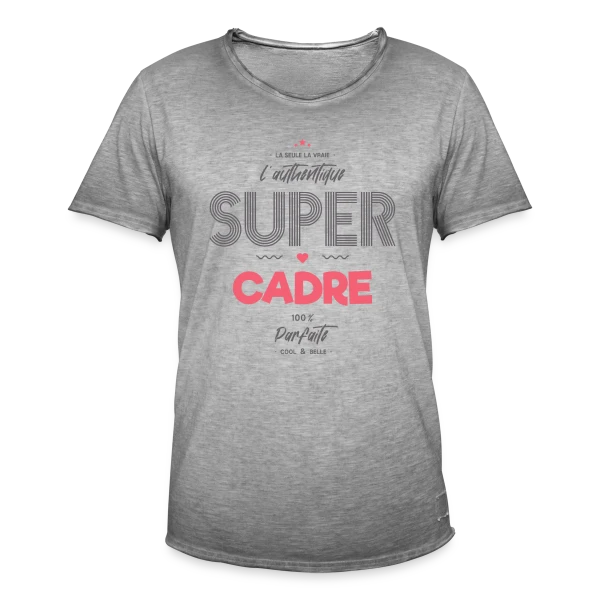 L'Authentique Super Cadre sur T-shirt vintage Homme