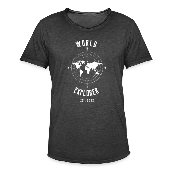 Voyageur Minimaliste sur T-shirt vintage Homme