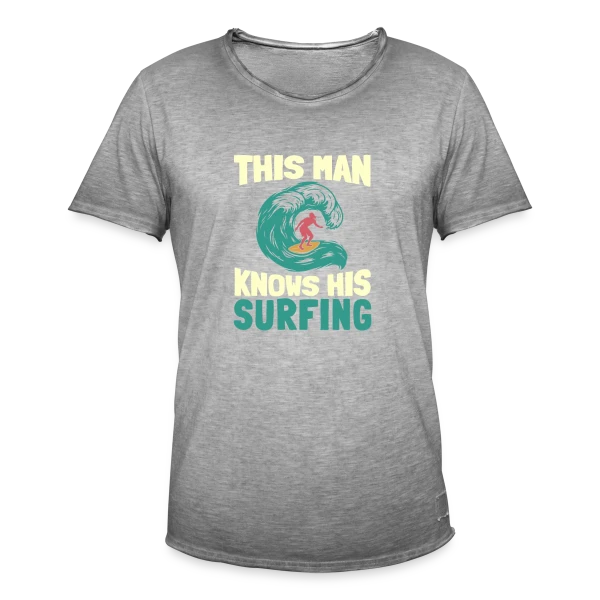 Surfeur | Roi des Vagues sur T-shirt vintage Homme