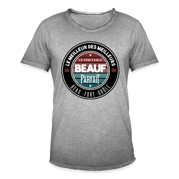 Le Véritable Beauf Parfait : Le T-shirt Humour Homme sur T-shirt vintage Homme